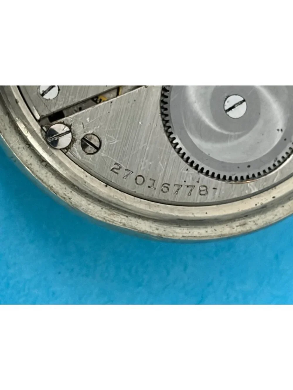 1925 Elgin Pocket Watch Model 7 480 16s 7j Fahy’s case 4 parts / repair